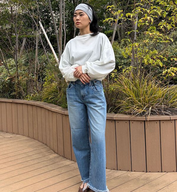 Rouge vif「【RED CARD/レッドカード】Wish ウィッシュ ワイドストレートデニム/」|デニム|