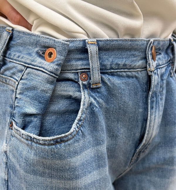 Rouge vif「【RED CARD/レッドカード】Wish ウィッシュ ワイドストレートデニム/」|デニム|