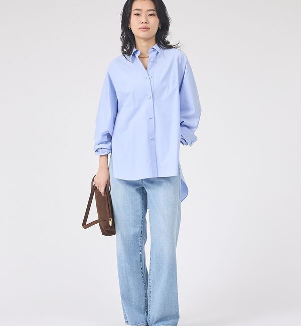 Rouge vif「ドルマンストレッチブロードビックシャツ」|シャツ・ブラウス|