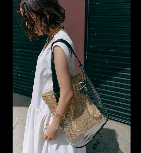 qualite「PVCトート(ジュートポーチ付き)/A4トートバッグ」|トートバッグ|