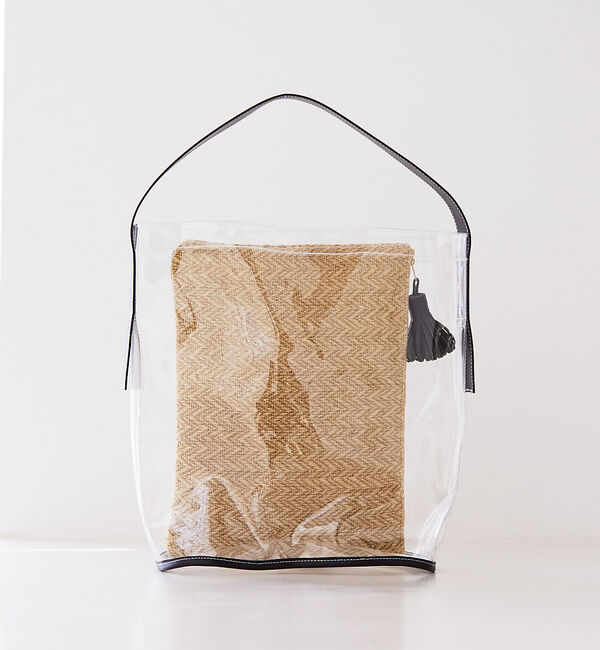 qualite「PVCトート(ジュートポーチ付き)/A4トートバッグ」|トートバッグ|