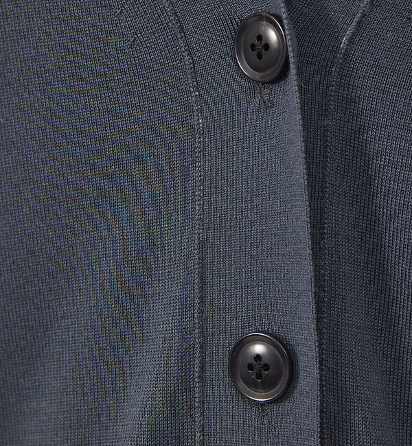 qualite「《アンサンブル対応》ウールハイゲージニットカーデ」|カーディガン|