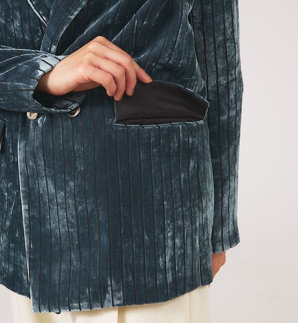 qualite「オパールストライプジャケット」|その他|