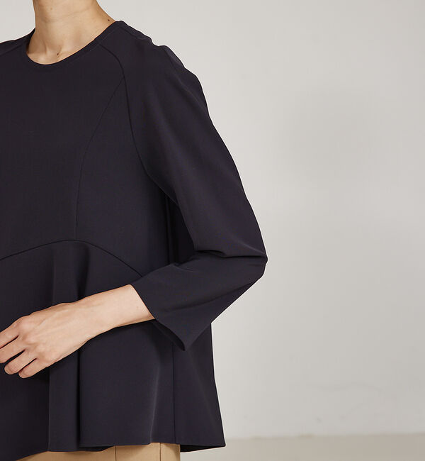 qualite「【セットアップ対応】アシメペプラムプルオーバー」|Tシャツ・カットソー|