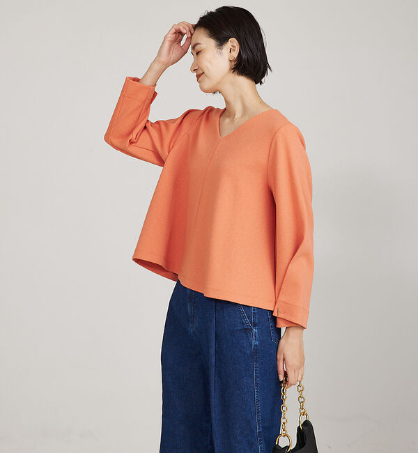 qualite「タックスリーブプルオーバー」|Tシャツ・カットソー|