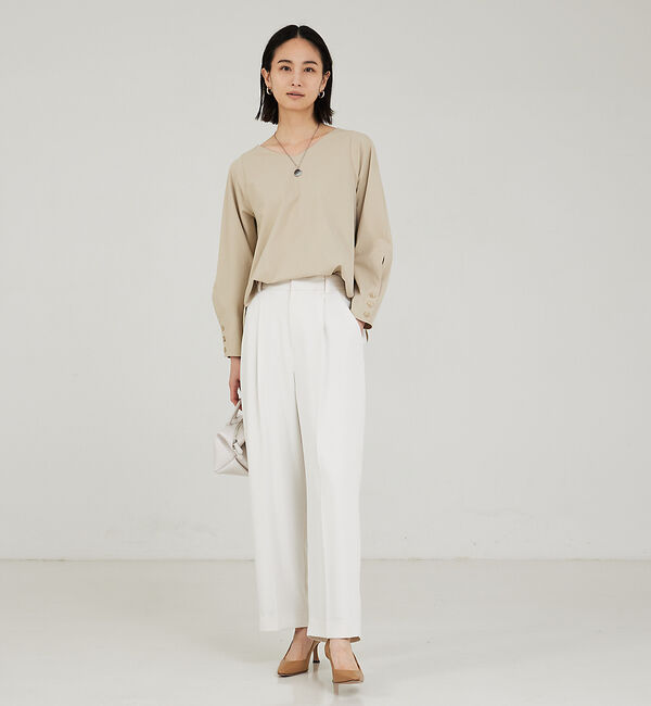 qualite「【セットアップ対応】マットサテンストレートパンツ」|その他|