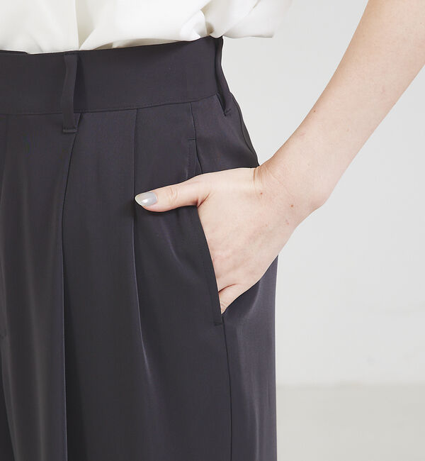 qualite「【セットアップ対応】2タックストレートパンツ」|その他|