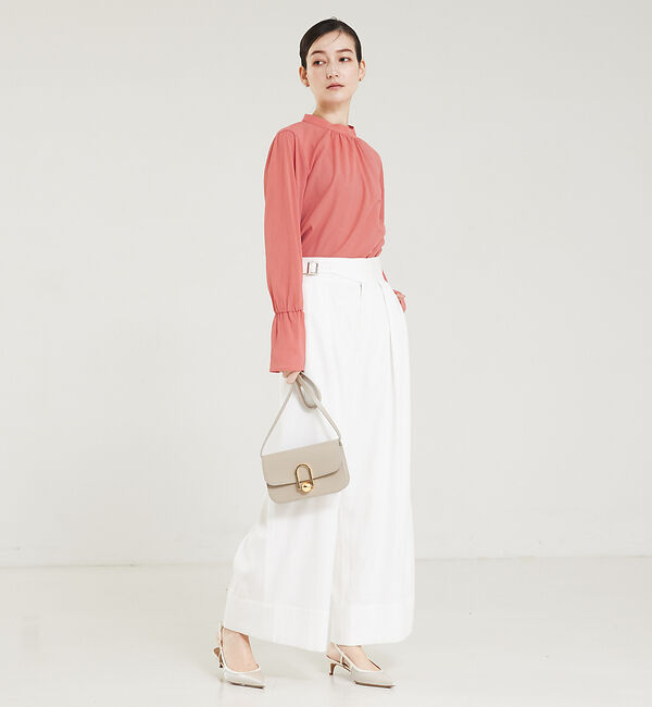 qualite「クレープブラウス」|シャツ・ブラウス|