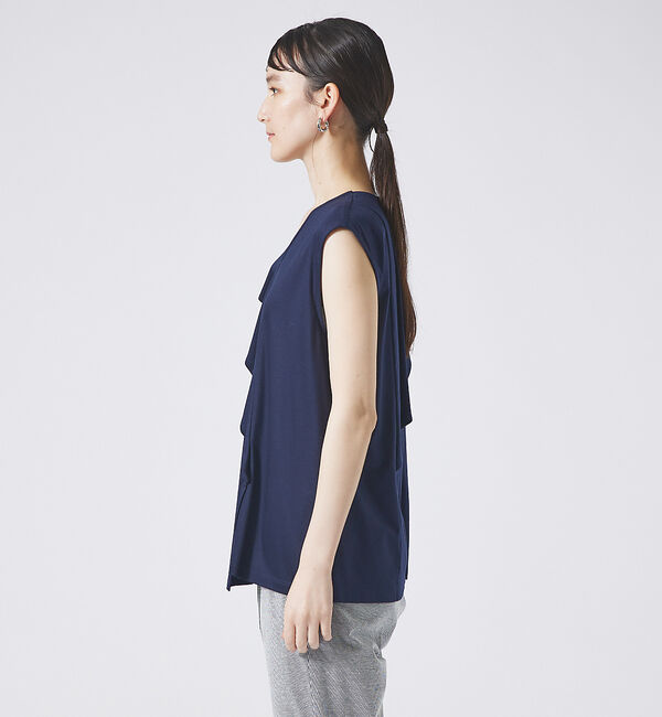 qualite「アシメフレアカットソー」|Tシャツ・カットソー|