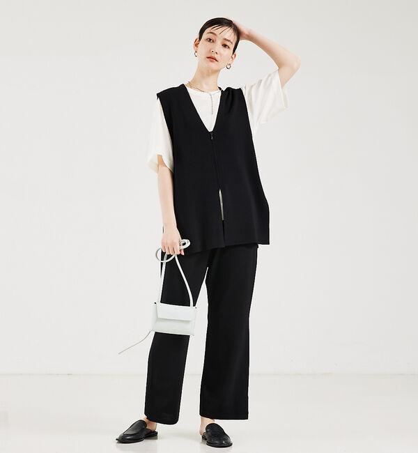 qualite「レーヨンストレッチジレ」|ベスト・ジレ|