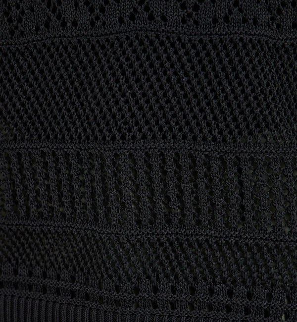 qualite「かぎ針風ノースリーブニット」|ニット・セーター|