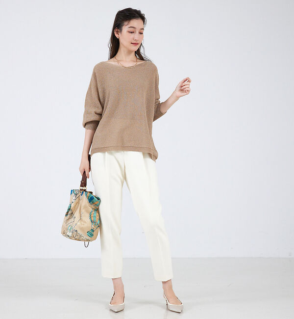 qualite「【大人気アイテム入荷】camifineニットプルオーバー」|ニット・セーター|