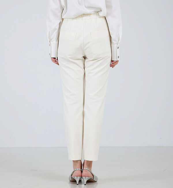 qualite「【ベストセラー】2WAYバックピーチタックパンツ」|スラックス|