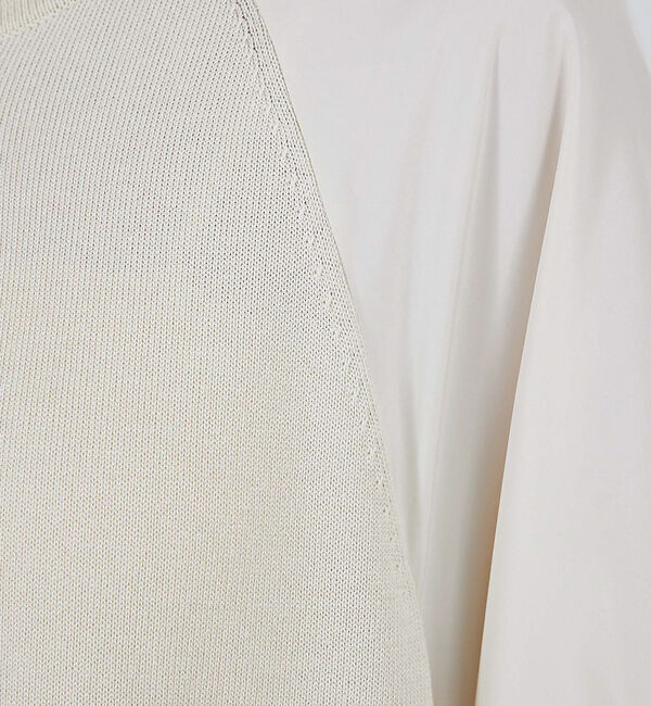 qualite「フォルムスリーブコンビニットワンピース」|ワンピース|