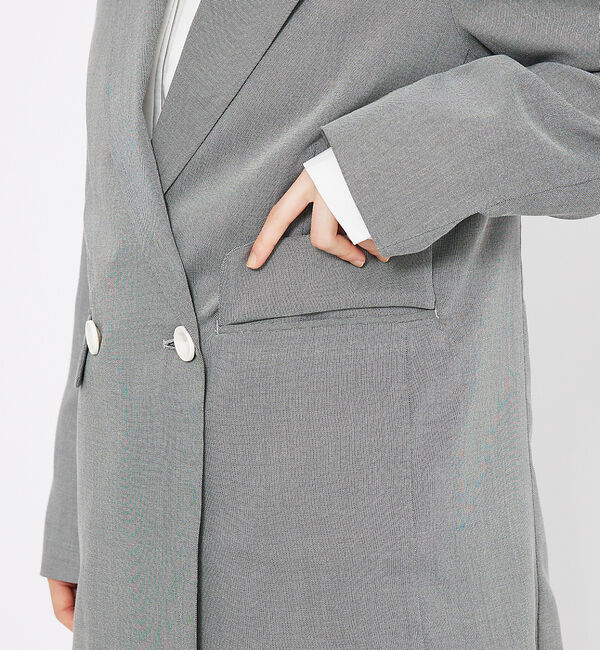 qualite「シャークスキンダブルジャケット」|その他|