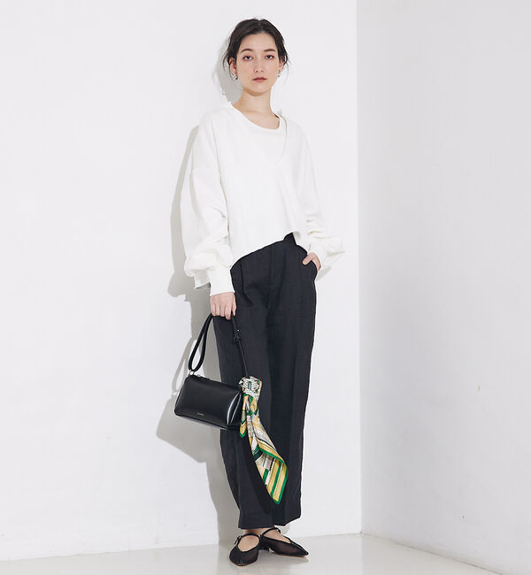 qualite「キーネックオーバースウェット」|スウェット・ジャージ|