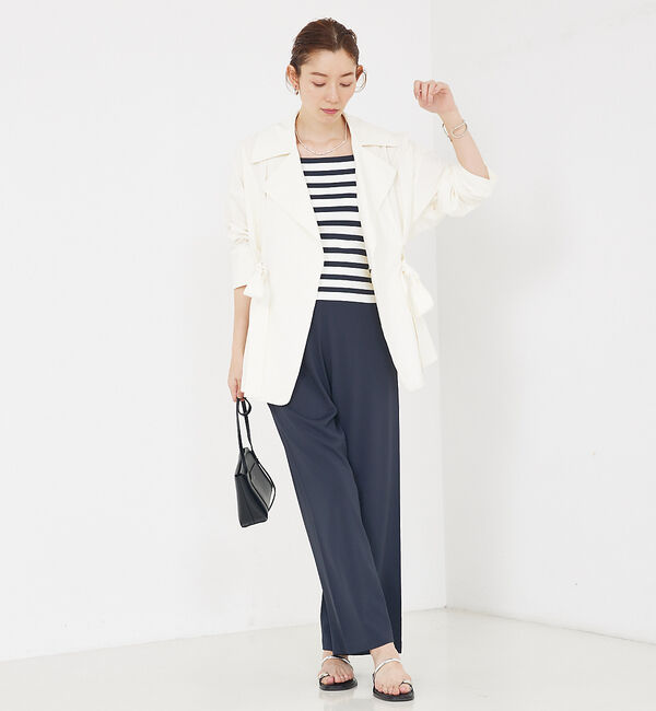 qualite「【セットアップ対応】接触冷感/レーヨンストレッチニットノースリーブ」|キャミソール|