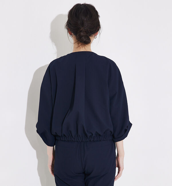 qualite「【接触冷感＆吸水速乾＆UV】シアサッカーブルゾン /セットアップ対応」|ブルゾン・スタジャン|