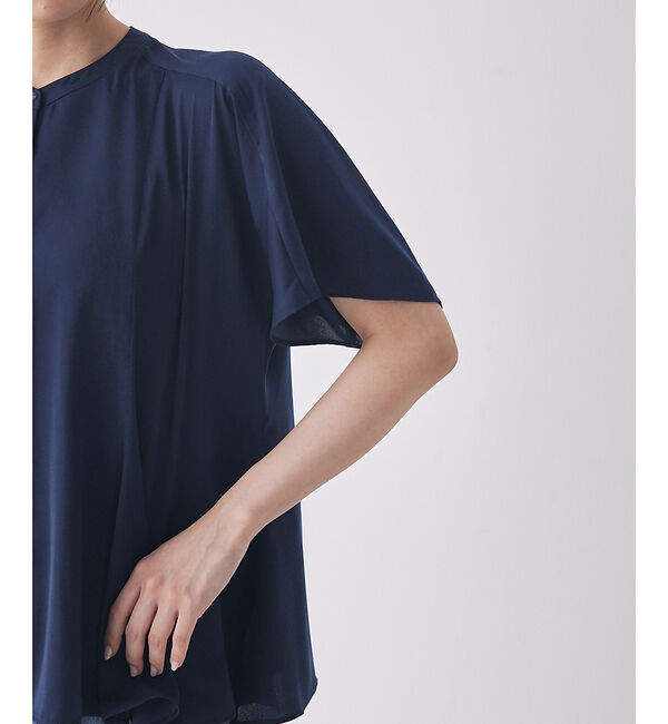 qualite「フレアーパネルブラウス」|シャツ・ブラウス|