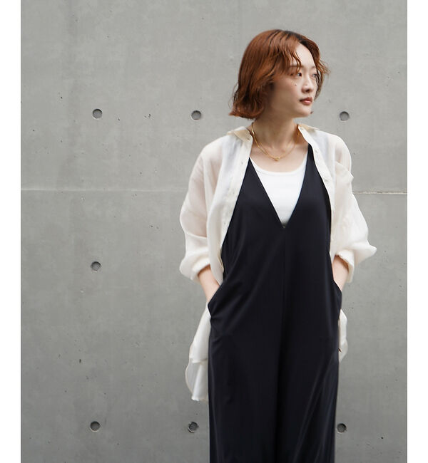 qualite「【接触冷感＆UV】クールトリコットオールインワン」|オールインワン|