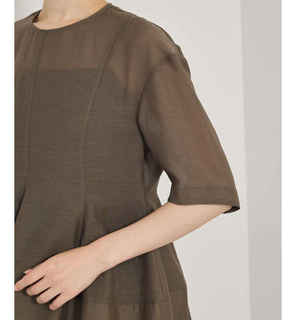 qualite「カーヴィングブラウス」|シャツ・ブラウス|