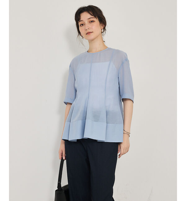 qualite「カーヴィングブラウス」|シャツ・ブラウス|