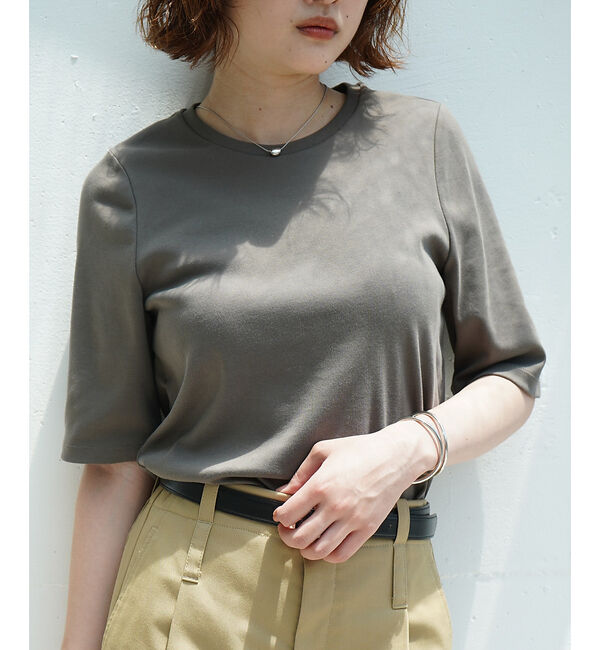 qualite「プレミアムフライスT」|Tシャツ・カットソー|カーキ