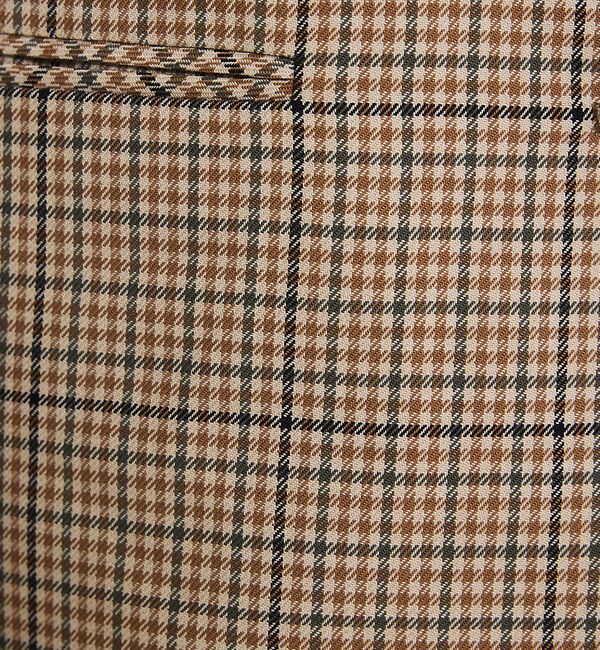 qualite「【Oggi・Can Cam 掲載】【セットアップ対応】TWツイルチェックテーラー」|テーラードジャケット|