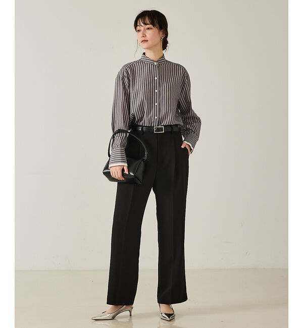 qualite「【セットアップ対応】センタープレスストレートパンツ」|その他|