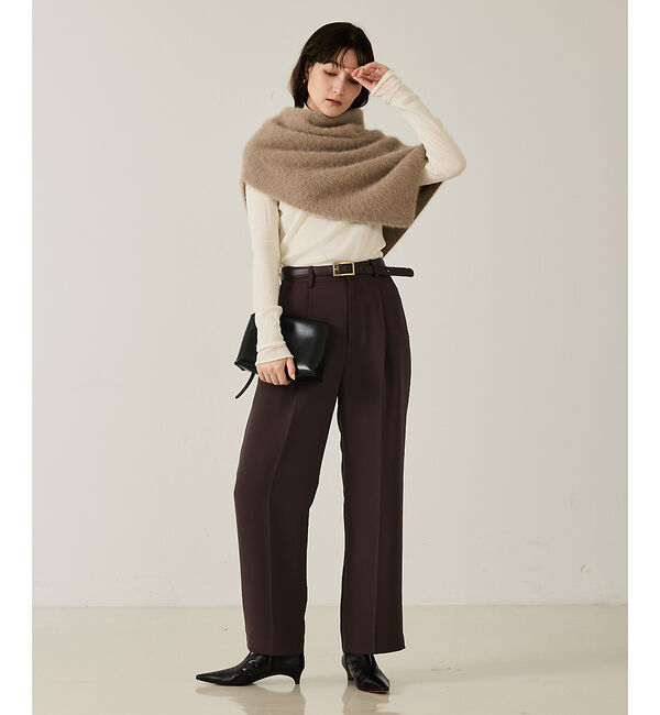 qualite「【セットアップ対応】センタープレスストレートパンツ」|その他|