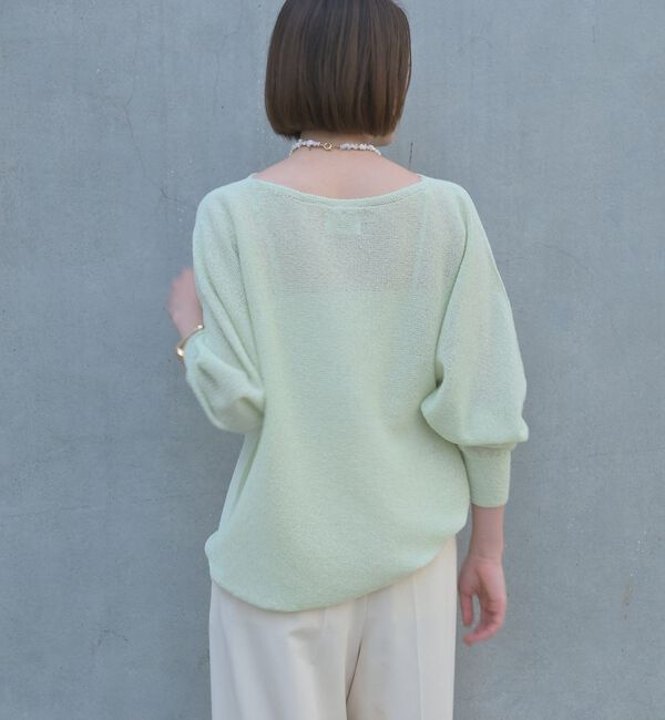 qualite「【大人気アイテムが進化して新登場！】camifine ニットプルオーバー【予約】」|Tシャツ・カットソー|