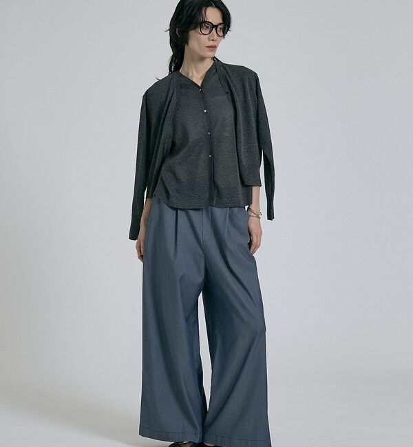 qualite「【前後着用可能！】ラメ2WAYニット【予約】」|ベスト・ジレ|