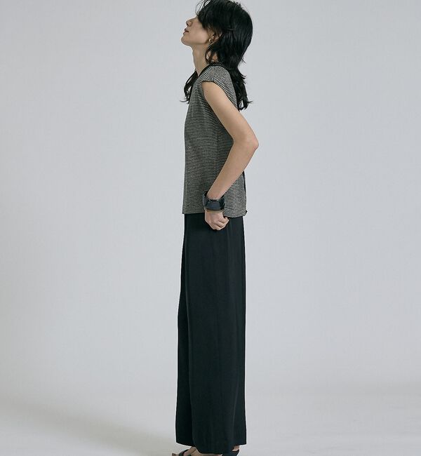 qualite「【前後着用可能！】ラメ2WAYニット【予約】」|ベスト・ジレ|