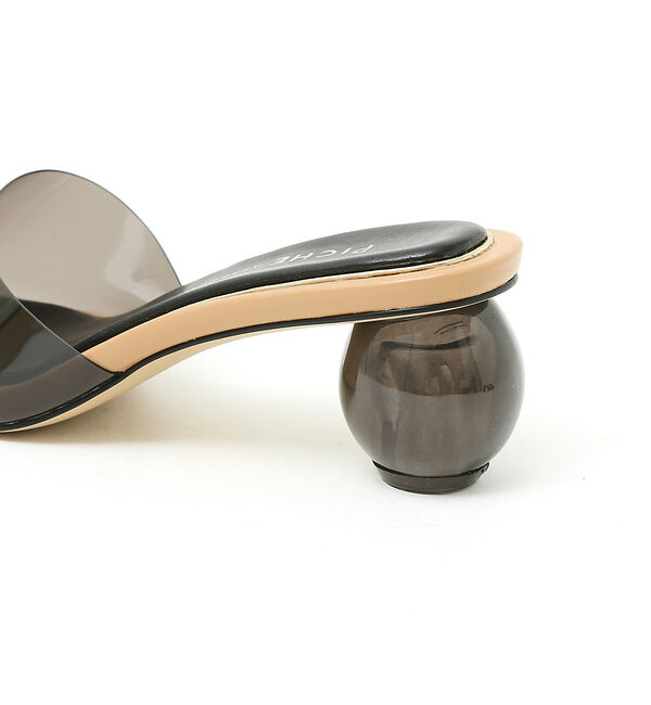 AU BANNISTER「クリアヒールミュール」|サンダル|