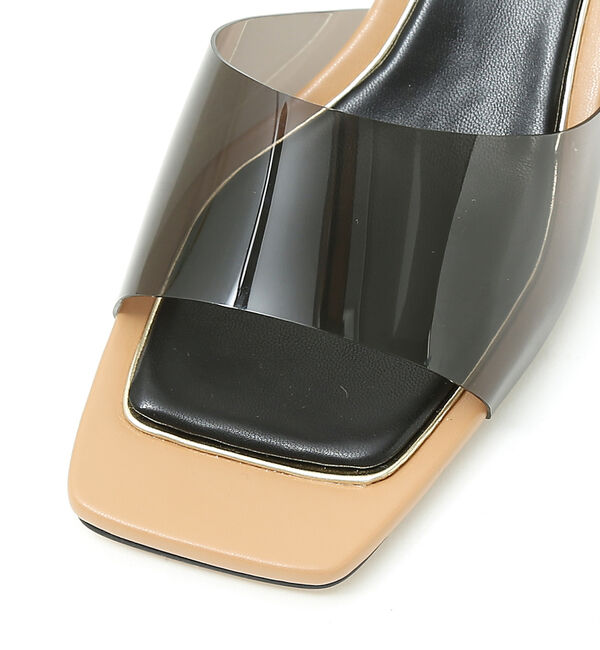 AU BANNISTER「クリアヒールミュール」|サンダル|