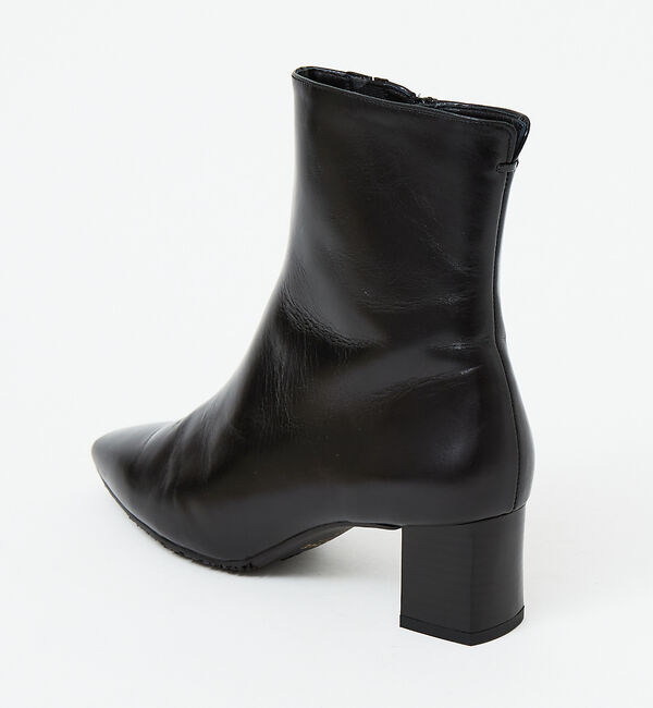 AU BANNISTER「【最高ブーツ/ 5.5cmヒール】スクエアトゥブーツ」|ショートブーツ|