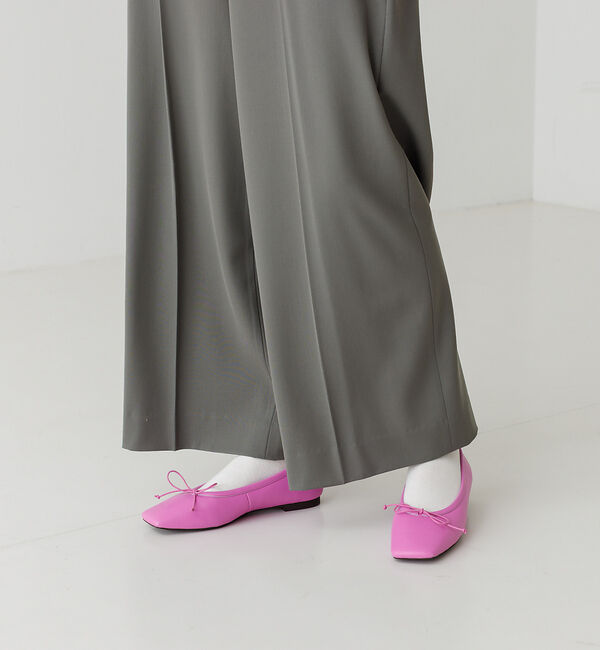 AU BANNISTER「【最高バレエ】スクエアトゥ バレエシューズ」|バレエシューズ|