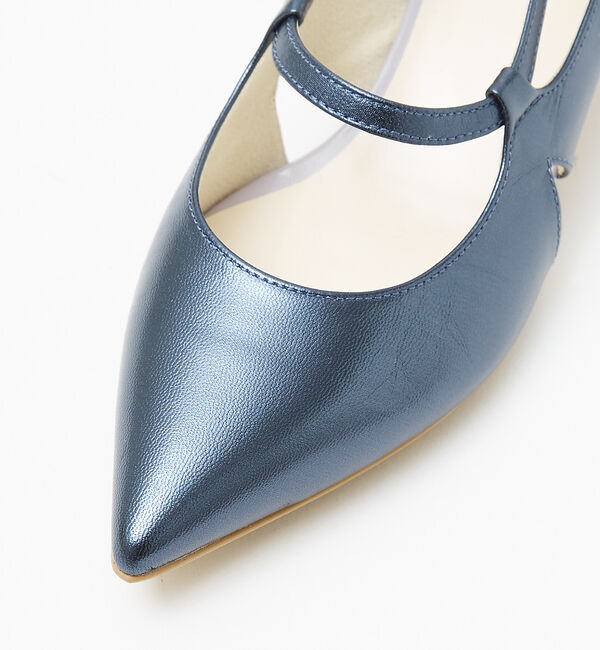 AU BANNISTER「ポインテッドラウンドストラップパンプス」|パンプス|