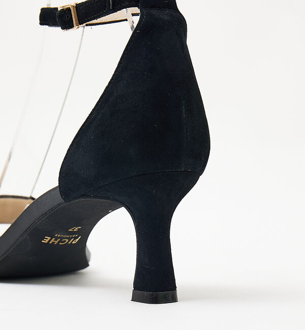 AU BANNISTER「アンクルストラップ スクエアトゥサンダル」|サンダル|