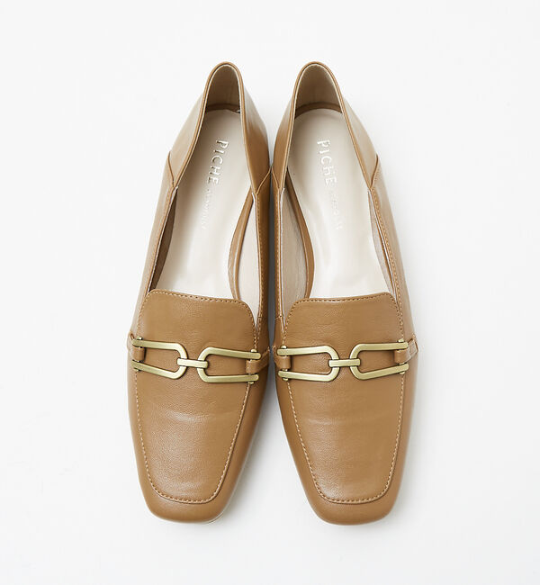 AU BANNISTER「バブーシュビットモカスクエアローファー」|ローファー|