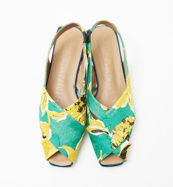 AU BANNISTER「スリングバックオープントゥフラット」|サンダル|