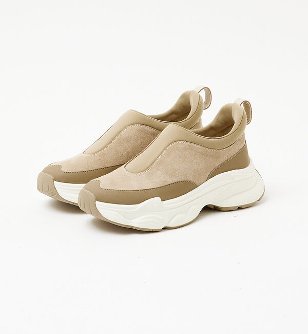 AU BANNISTER「ハンズフリースニーカー」|スニーカー|ベージュ