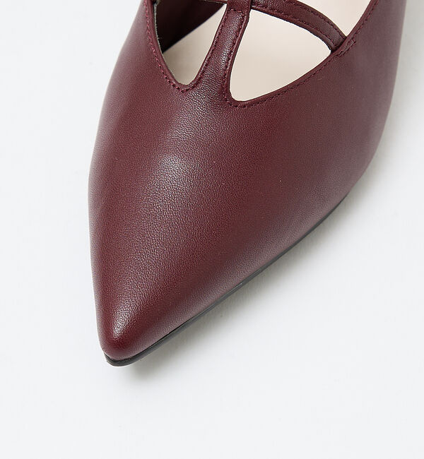 AU BANNISTER「Ｔストラップ メタルヒールパンプス」|パンプス|