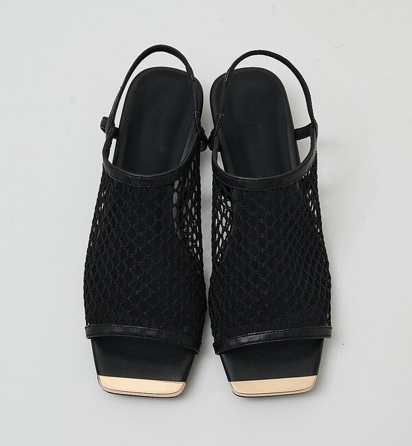 AU BANNISTER「メタルトゥメッシュサンダル」|サンダル|ブラック系その他1