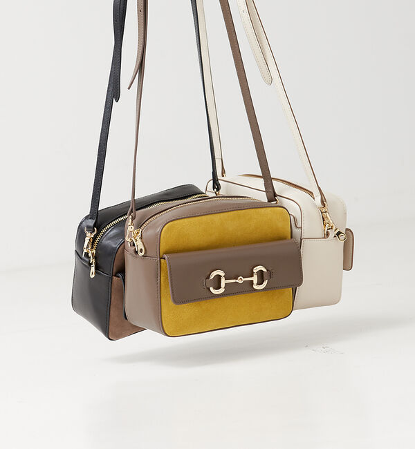 LOWELL things「【Oggi掲載】Cassetta/レザーBITミニショルダーBAG」|ショルダー・メッセンジャー|