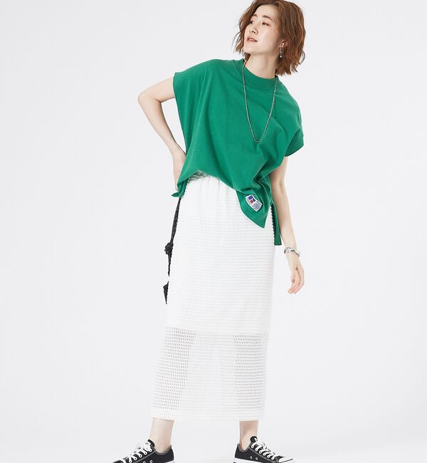 abahouse mavie「メッシュタイトスカート」|スカート|