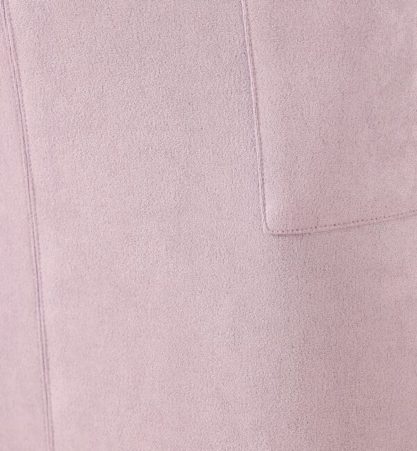 abahouse mavie「フェイク（スエード＆レザー）ロングタイトスカート」|スカート|