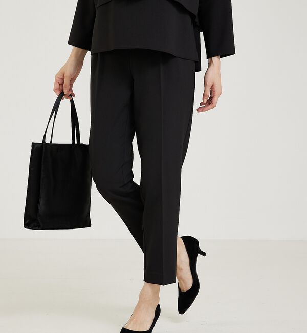 abahouse mavie「【エニデイカセット】ノーカラージャケット＆バックフレアパンツセットアップ」|スーツ|