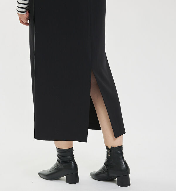 abahouse mavie「【大人のいちまんワンピ】ダブルクロスジャンパーワンピ」|ジャンパースカート|