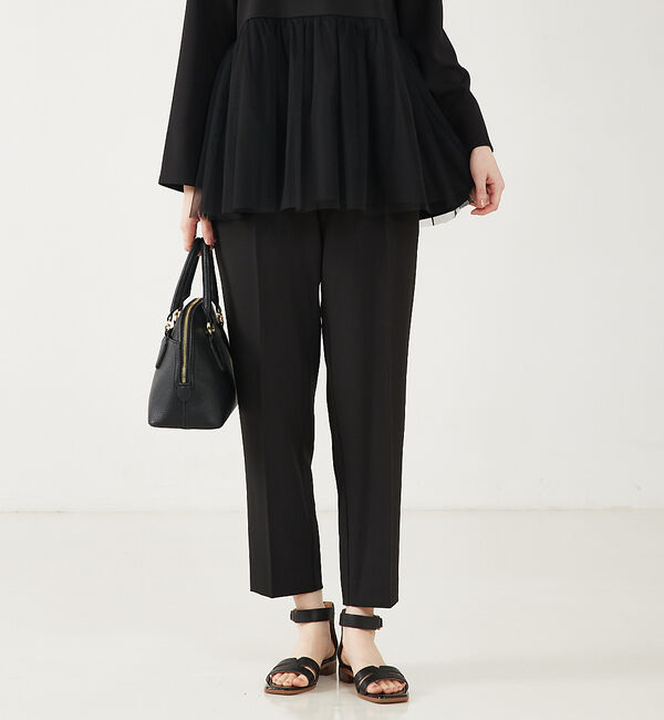 abahouse mavie「【エニデイカセット】チュールブラウス＆テーパードパンツ」|シャツ・ブラウス|